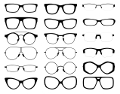 Glasses frame shapes